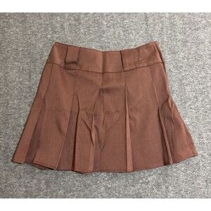 Wild Fable Women's Skirt Box Pleat Brown Extra Small